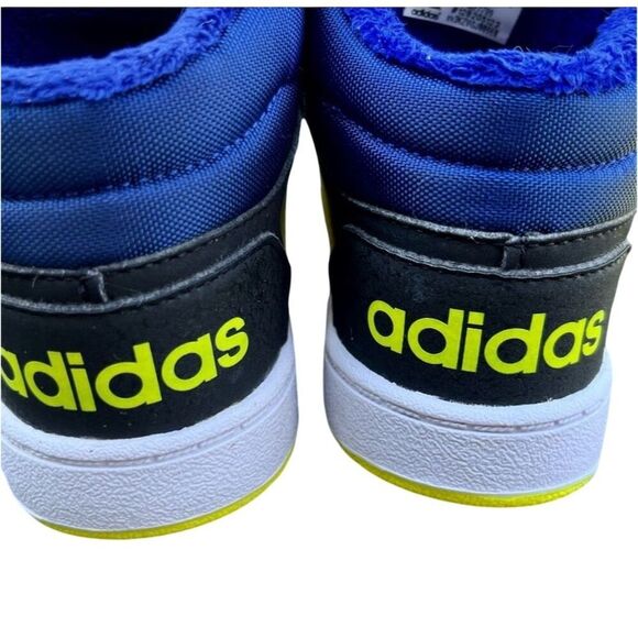 Adidas Hoops 2.0 Mid Kids' Black Basketball Sneakers Unisex - Picture 5 of 5